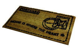 JVL Air Mail PVC Backed Coir Doormat